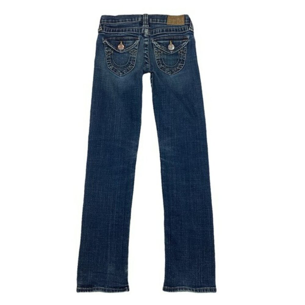 True Religion Girls Stella Skinny Jeans Medium Wash Cute Pockets 10